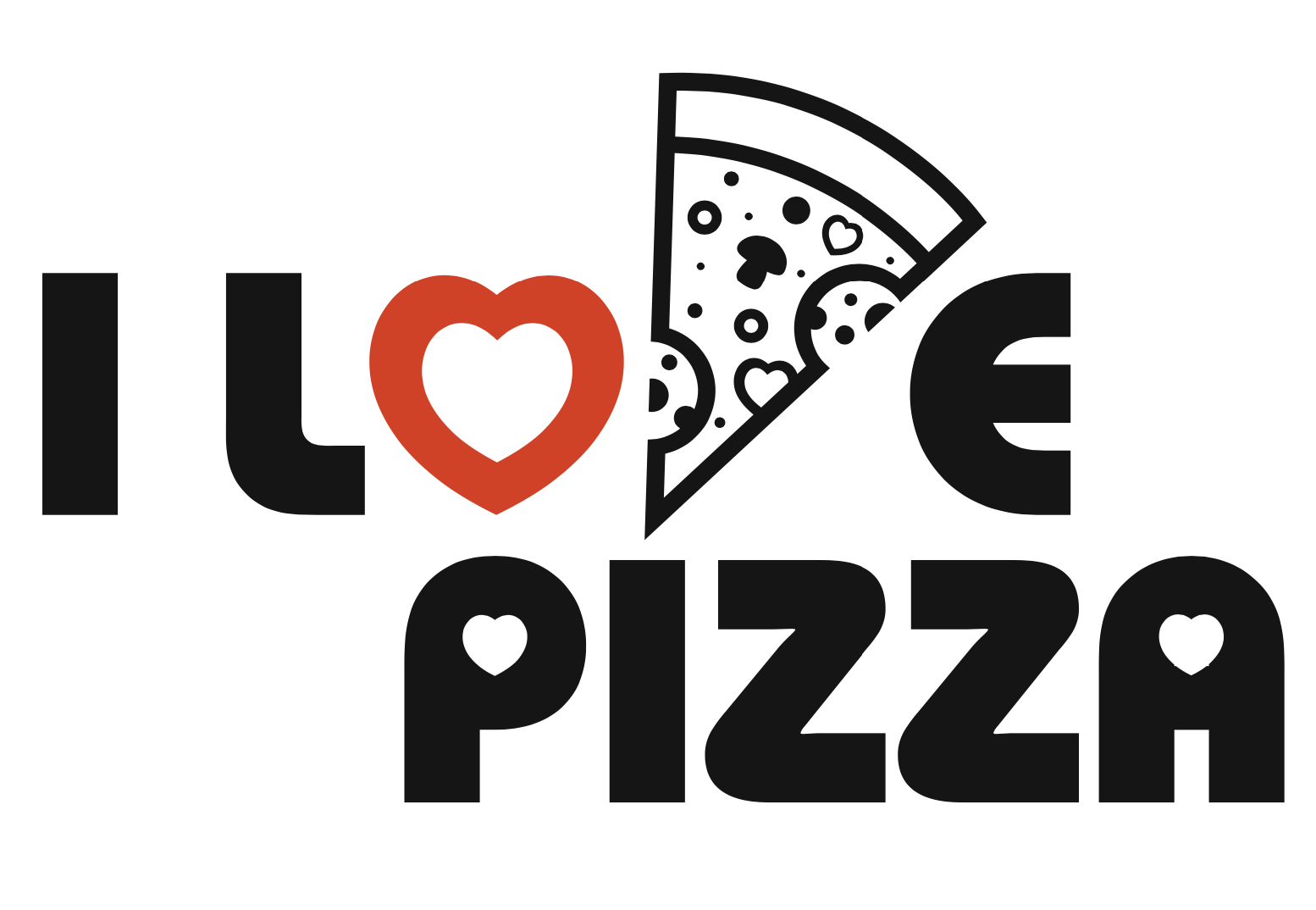 Логотип заведения I Love Pizza