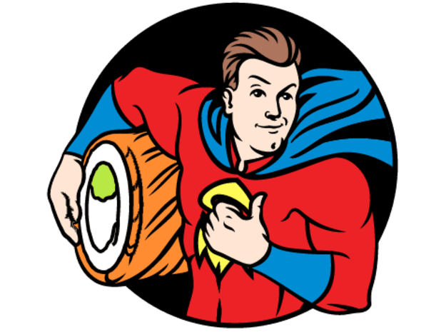 Логотип заведения Sushi Man (Суші Ман)