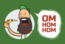 Логотип заведения ОМ-НОМ-НОМ